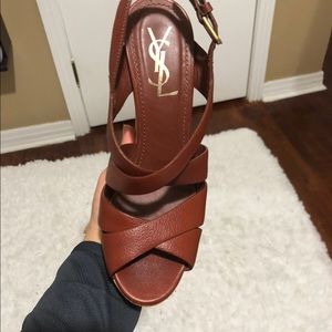 Authentic YSL wedges